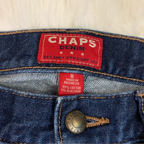 Chaps Denim Delaney Straight Jeans - Picture 10 of 13